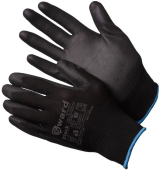 Перчатки нейлоновые с полиуретановым покрытием GWARD Black (размер L)