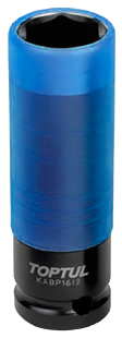Головка 17 мм ударная глубокая тонкостенная для литых дисков Blue Pro-Series TOPTUL 1/2"