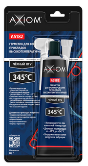 Герметик для прокладок высокотемпературный 85 мл.AXIOM (черный RTV)