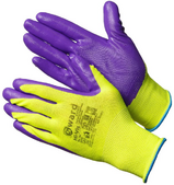 Перчатки нейлоновые с нитриловым покрытием GWARD Hi-Vis (размер L)