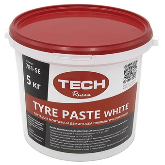 Паста монтажная (крем) TIRE PASTE WHITE, 5кг TECH