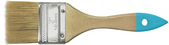 Кисть флейцевая, натуральная щетина, деревянная ручка 3" (75 мм)