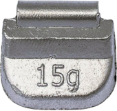 Балансировочный груз для стального диска 15гр. (уп. 100шт.)